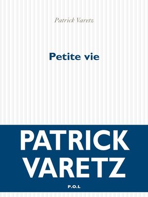 cover image of Petite vie